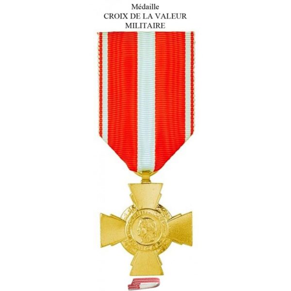 médaille croix valeur militaire