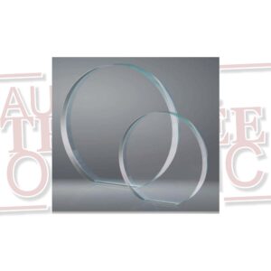 Trophée en verre Rond | Base Plate