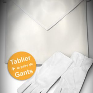 tablier + gants blanc